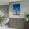 Lighthouse With Starry Night Poster