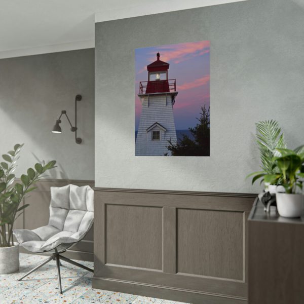 Lighthouse Sky Poster