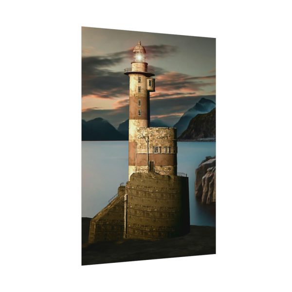 92410-203.jpg Computer Visualization of Lighthouse Poster