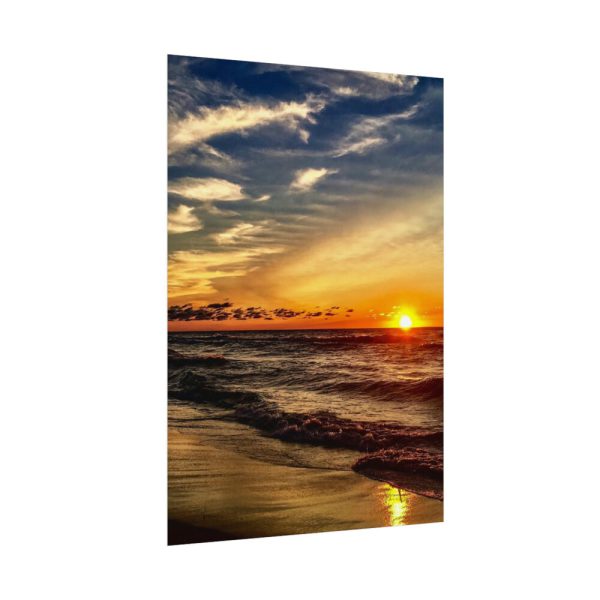 92410-213.jpg Beautiful Sunset Above the Ocean Poster