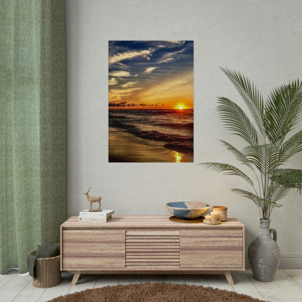 92410-214.jpg Beautiful Sunset Above the Ocean Poster