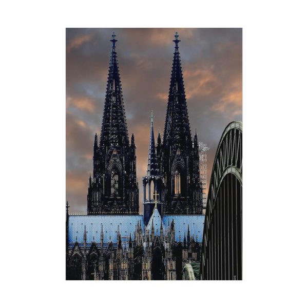 92410-216.jpg Cologne Cathedral Hohenzollern Bridge Poster