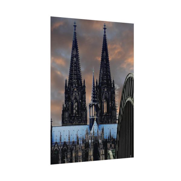 92410-218.jpg Cologne Cathedral Hohenzollern Bridge Poster