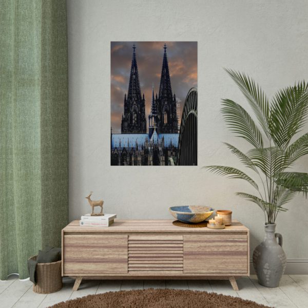 92410-219.jpg Cologne Cathedral Hohenzollern Bridge Poster