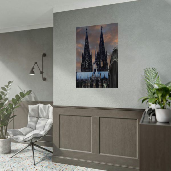 92410-220.jpg Cologne Cathedral Hohenzollern Bridge Poster