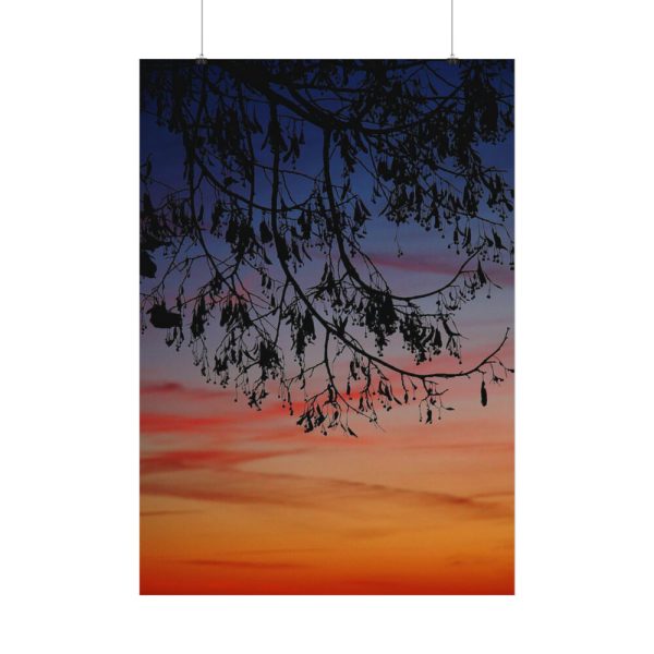 Gloomy Mystical Clouds Poster