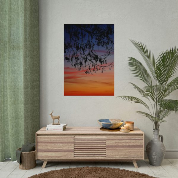 Gloomy Mystical Clouds Poster