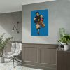 92410-250.jpg Yale Man playing American football Poster