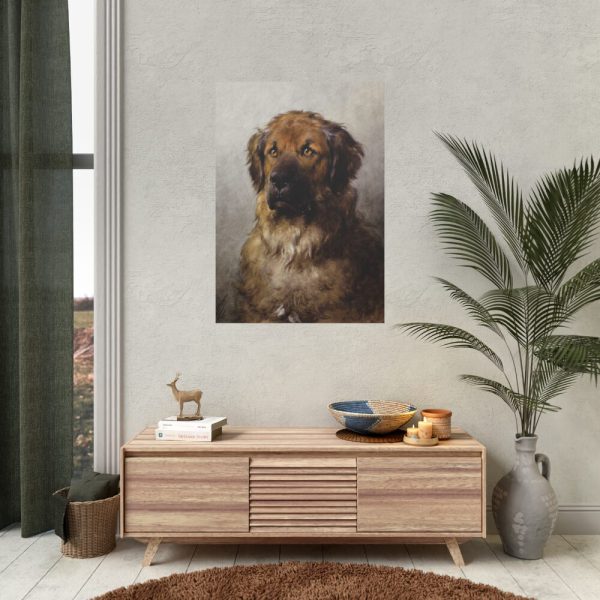 92410-4.jpg Head of a Leonberger by Otto Eerelman Poster