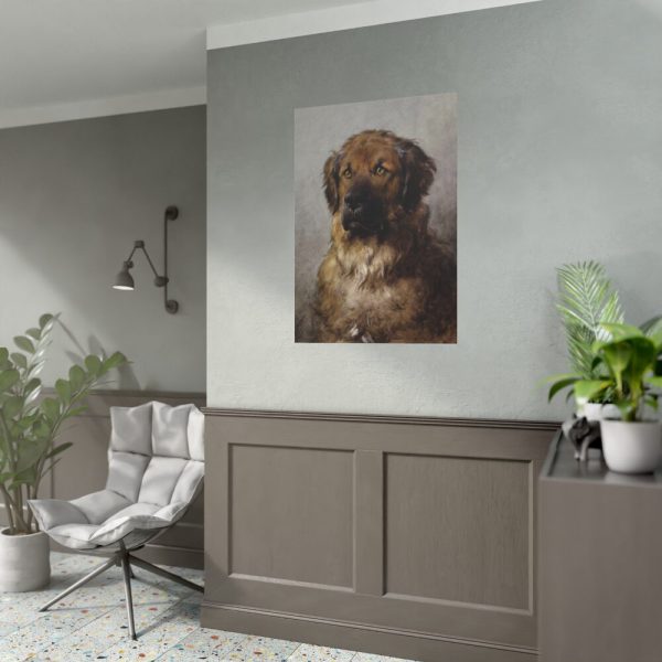 92410-5.jpg Head of a Leonberger by Otto Eerelman Poster