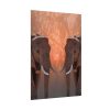 92410-78.jpg Two Elephants in the Zoo Poster