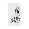 92410-83.jpg Illustration of Yawning Cat Poster
