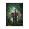 92411-127.jpg Elephant Hare Trees Fantasy Poster