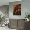 Art Elephants Sun Savannah Poster