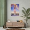 92411-179.jpg Tower With Blue and Yellow Sky Poster