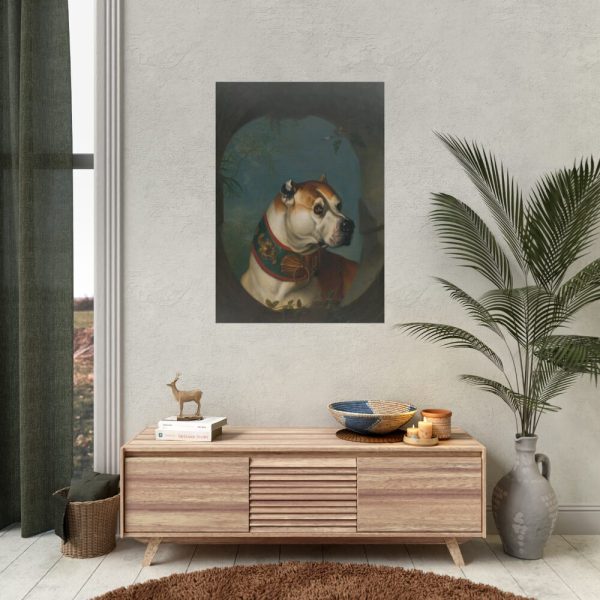 92411-19.jpg Portrait of a Dog Poster