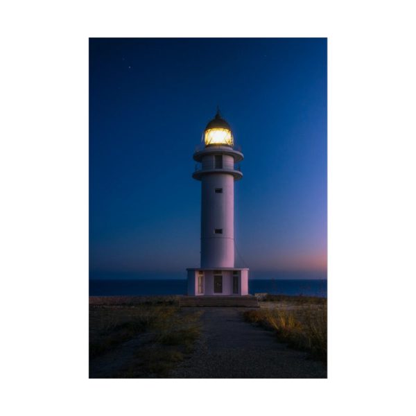 Lighthouse Cap de Barbaria Poster