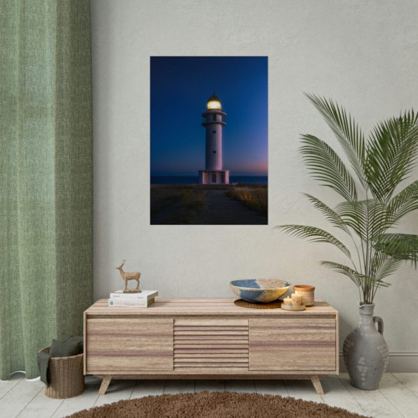Lighthouse Cap de Barbaria Poster