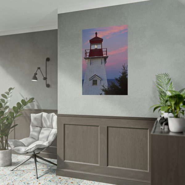 Lighthouse Sky Poster