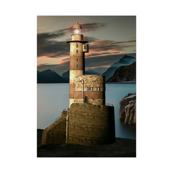 92411-201.jpg Computer Visualization of Lighthouse Poster