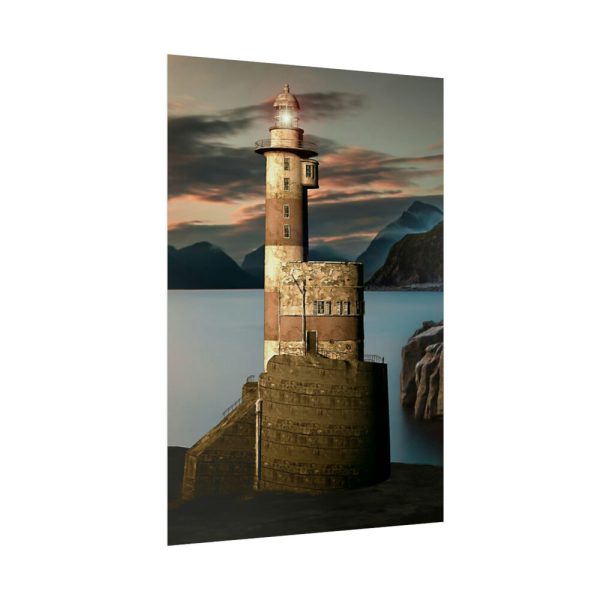 92411-203.jpg Computer Visualization of Lighthouse Poster