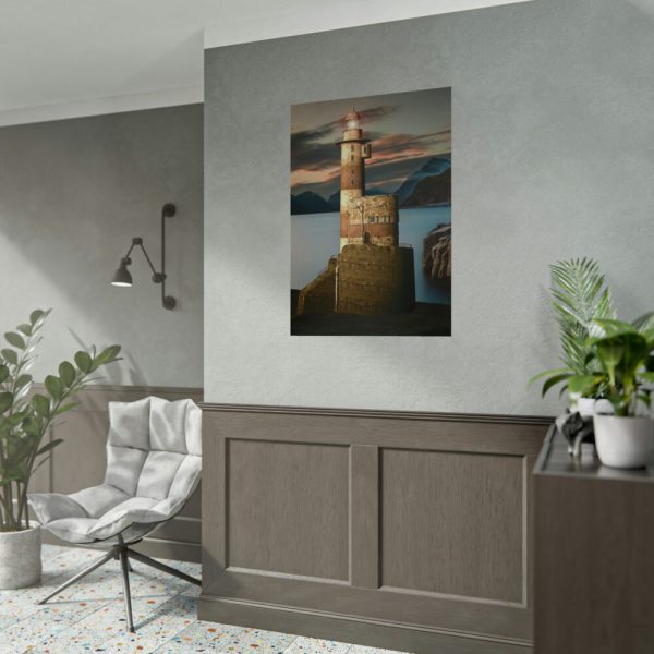 92411-205.jpg Computer Visualization of Lighthouse Poster