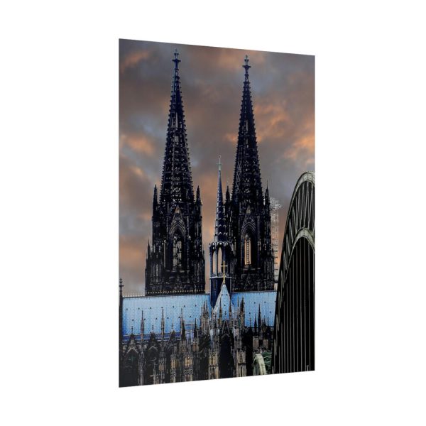 92411-218.jpg Cologne Cathedral Hohenzollern Bridge Poster