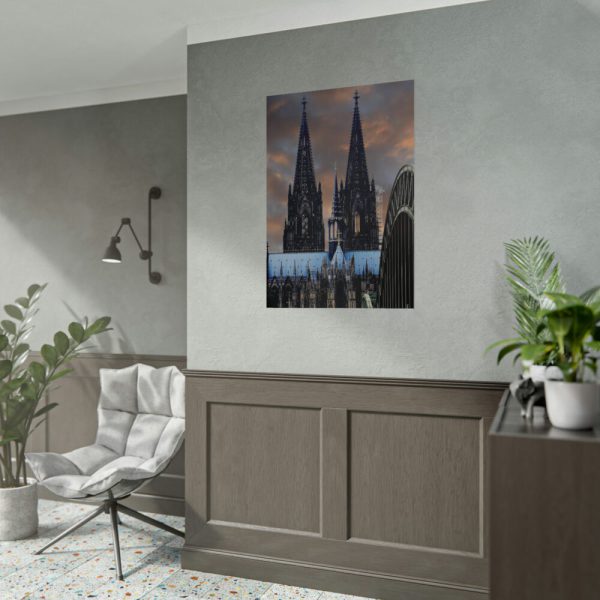 92411-220.jpg Cologne Cathedral Hohenzollern Bridge Poster