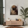 92411-4.jpg Head of a Leonberger by Otto Eerelman Poster