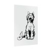 92411-83.jpg Illustration of Yawning Cat Poster