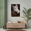 Kitten with Blue Eyes Poster