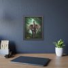 93817-2.jpg Elephant Hare Trees Fantasy Framed Poster