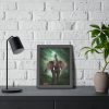 93817-3.jpg Elephant Hare Trees Fantasy Framed Poster