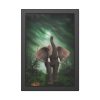 93819.jpg Elephant Hare Trees Fantasy Framed Poster