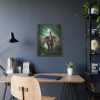 93822-2.jpg Elephant Hare Trees Fantasy Framed Poster