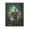 93823.jpg Elephant Hare Trees Fantasy Framed Poster