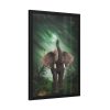 93824-1.jpg Elephant Hare Trees Fantasy Framed Poster