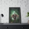 93824-3.jpg Elephant Hare Trees Fantasy Framed Poster