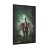 93828-1.jpg Elephant Hare Trees Fantasy Framed Poster