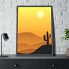 93830-135.jpg Cactus in Desert Framed Poster