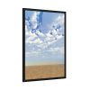93830-137.jpg Sand, Sky and Clouds Framed Poster