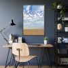 93830-138.jpg Sand, Sky and Clouds Framed Poster