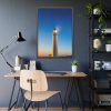 Lighthouse With Starry Night Framed Poster