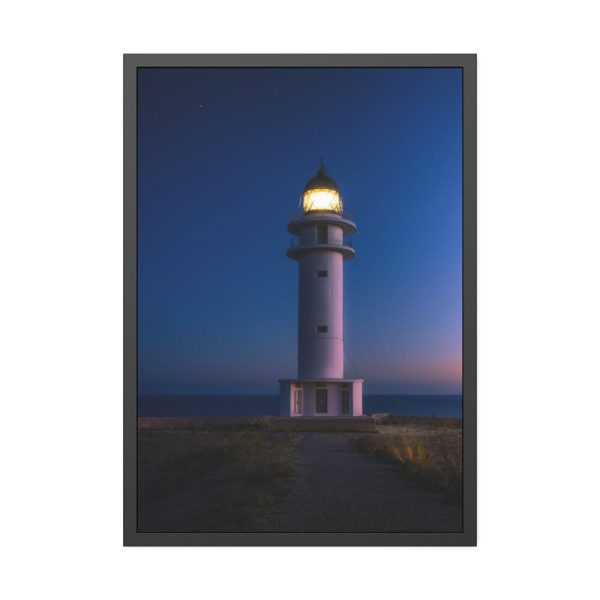 Lighthouse Cap de Barbaria Framed Poster