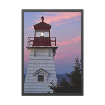 Lighthouse Sky Framed Poster