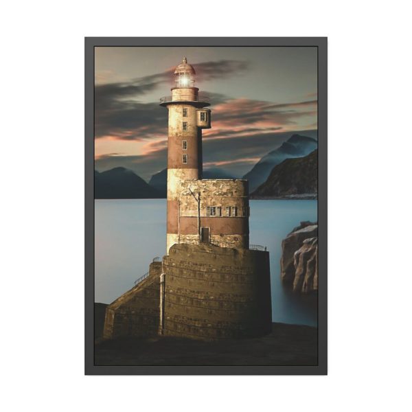 Computer Visualization of Lighthouse Framed Poster
