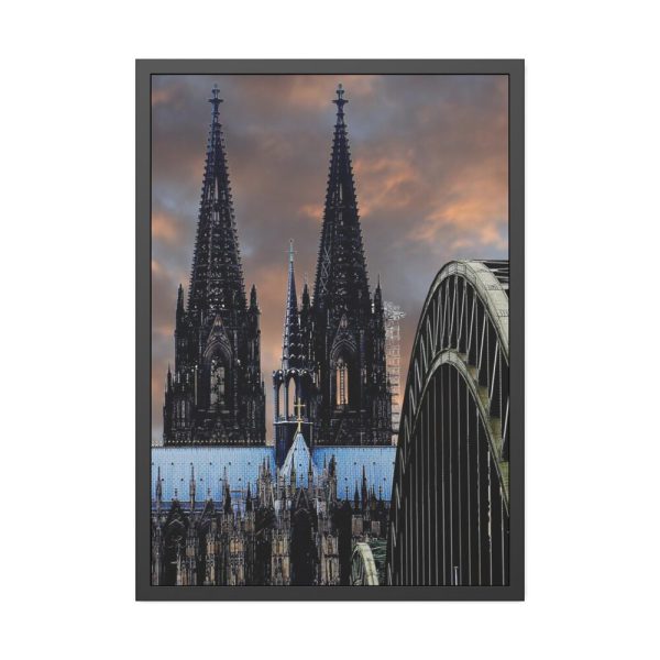93830-176.jpg Cologne Cathedral Hohenzollern Bridge Framed Poster