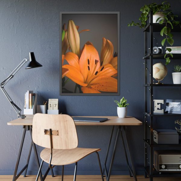 Orange Lily Framed Poster
