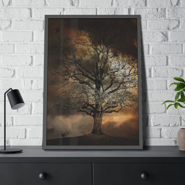 93830-187.jpg Tree Landscape Framed Poster
