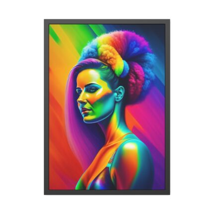 Acrylic Painting Framed Poster